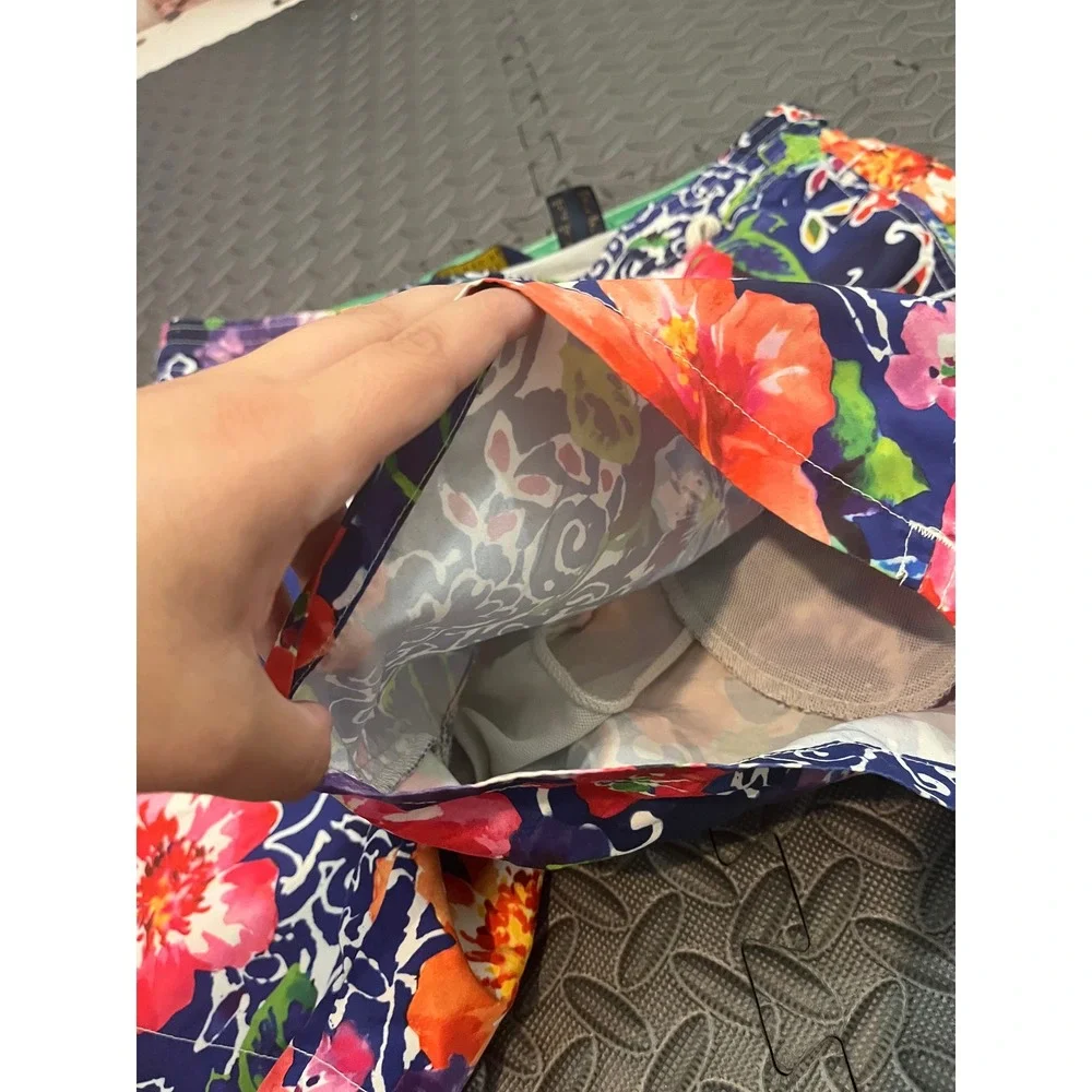 Polo Ralph Lauren Swimsuit Swim Shorts - Bright Aloha Floral Watercolor Small